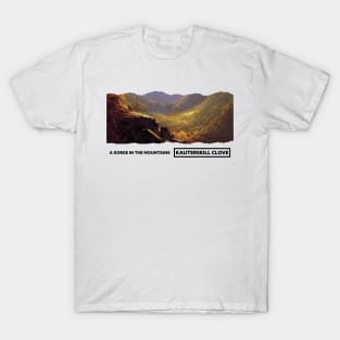 A Gorge in the Mountains Kauterskill Clove 1862 (Remastered) T-Shirt